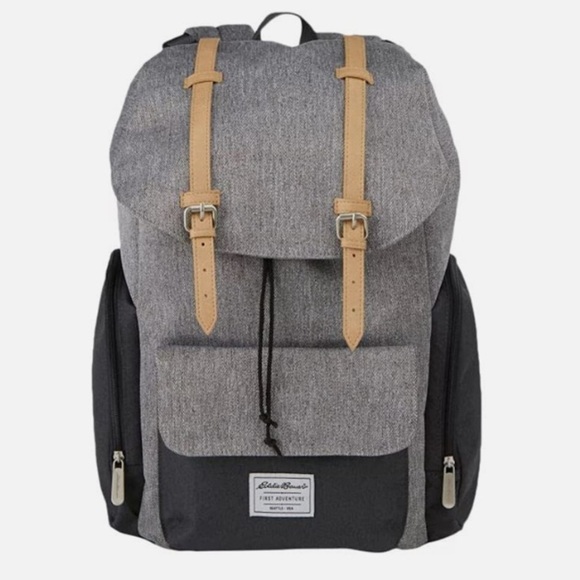 Eddie Bauer Other - Eddie Bauer First Adventure Grey Charcoal Backpack Diaper Bag